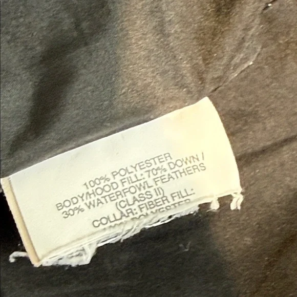 J. Crew Down-filled Black Hooded Puffer Coat Size XXS - Picture 7 of 8